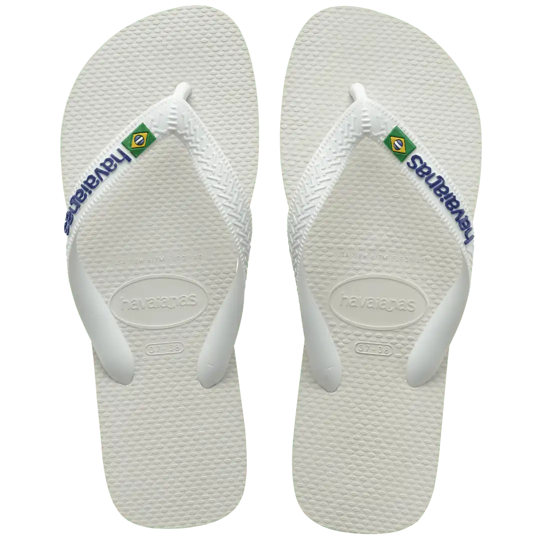 Men's Brazil Logo Flip Flops